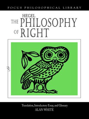 cover image of The Philosophy of Right